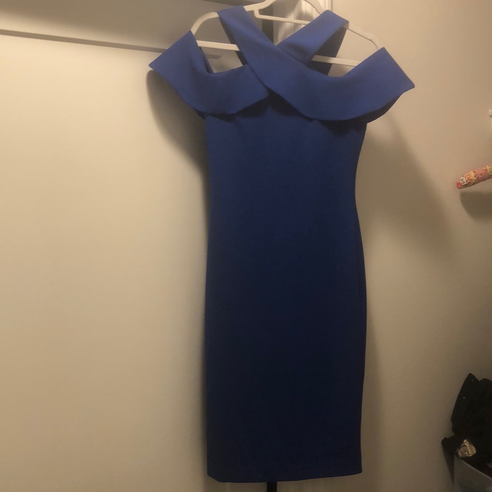 Rachel Roy royal blue, midi dress, size 4